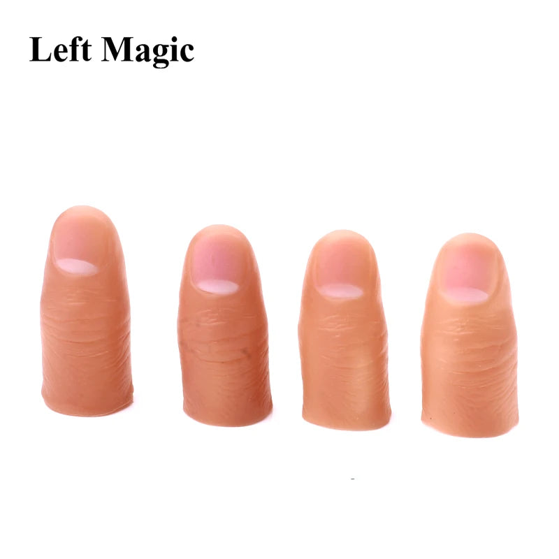 5Pcs Hard Thumb Tip Finger Fake Magic Tricks Large Size