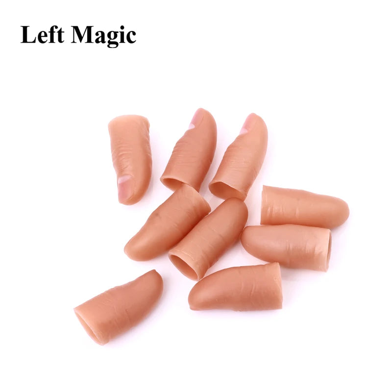 5Pcs Hard Thumb Tip Finger Fake Magic Tricks Large Size