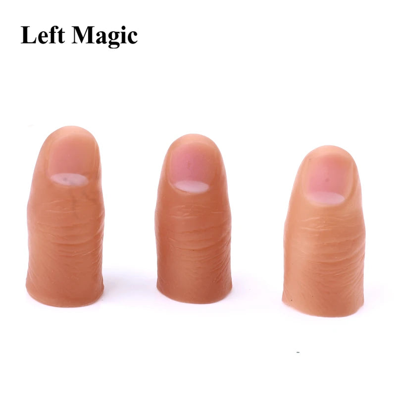 5Pcs Hard Thumb Tip Finger Fake Magic Tricks Large Size