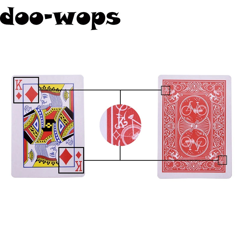 Marked Stripper Deck Magic Tricks Marked Playing Cards Poke Toys