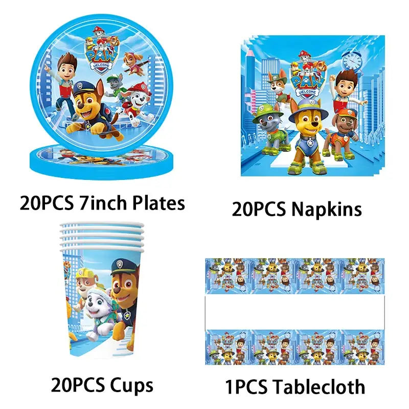 Paw Patrol Decoration For Birthday Paw Patrol Party
