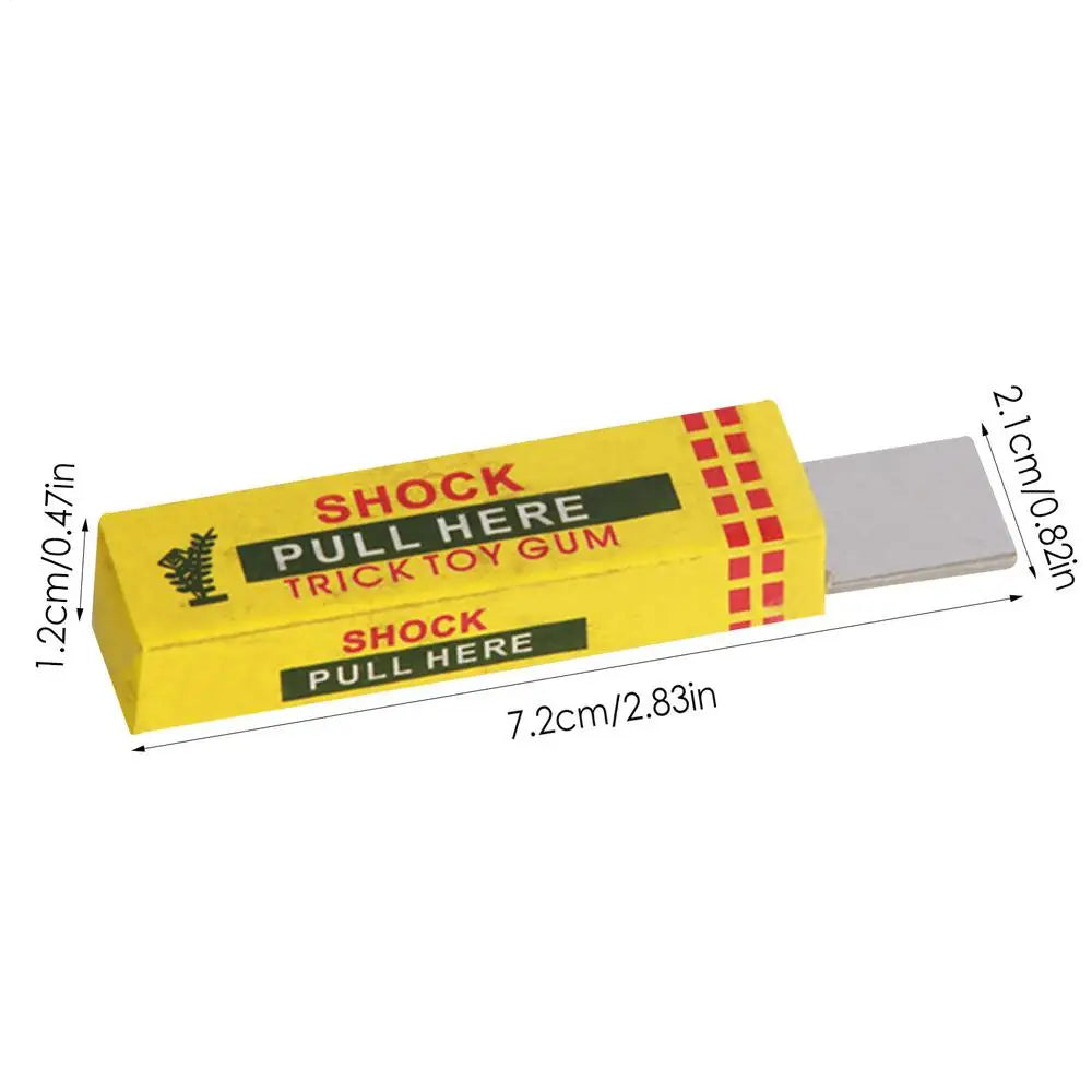 Electric Shock Chewing Gum and Magic Prank Toy for Street Jokes Chewing Gum Prank