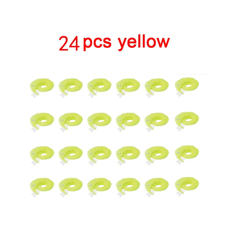 12 Colors Fuzzy Worm Magic Props for Children