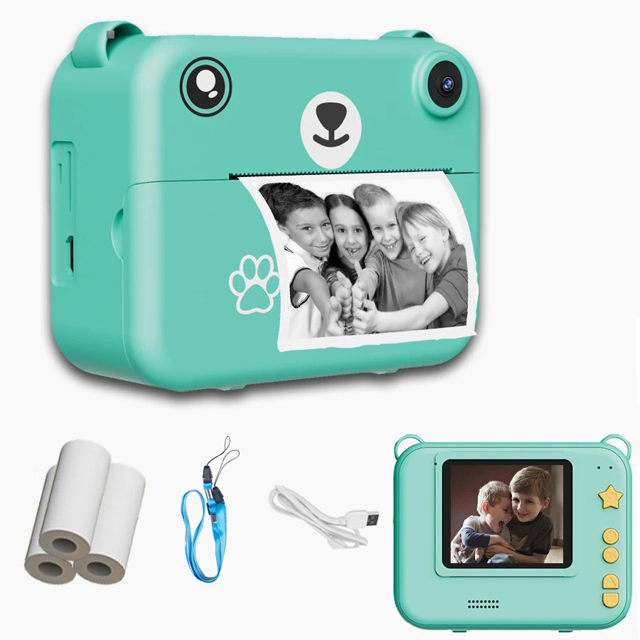 Digital Children Camera Photography Instant Print Photo 1080P HD Video Recorder