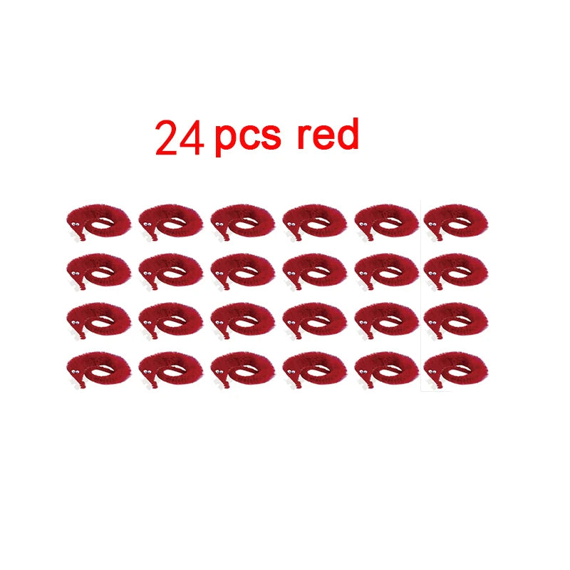 12 Colors Fuzzy Worm Magic Props for Children