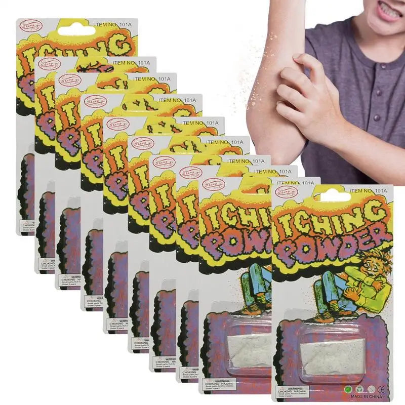 10PCS Itch Itching Powder Packages Halloween Trick Prop