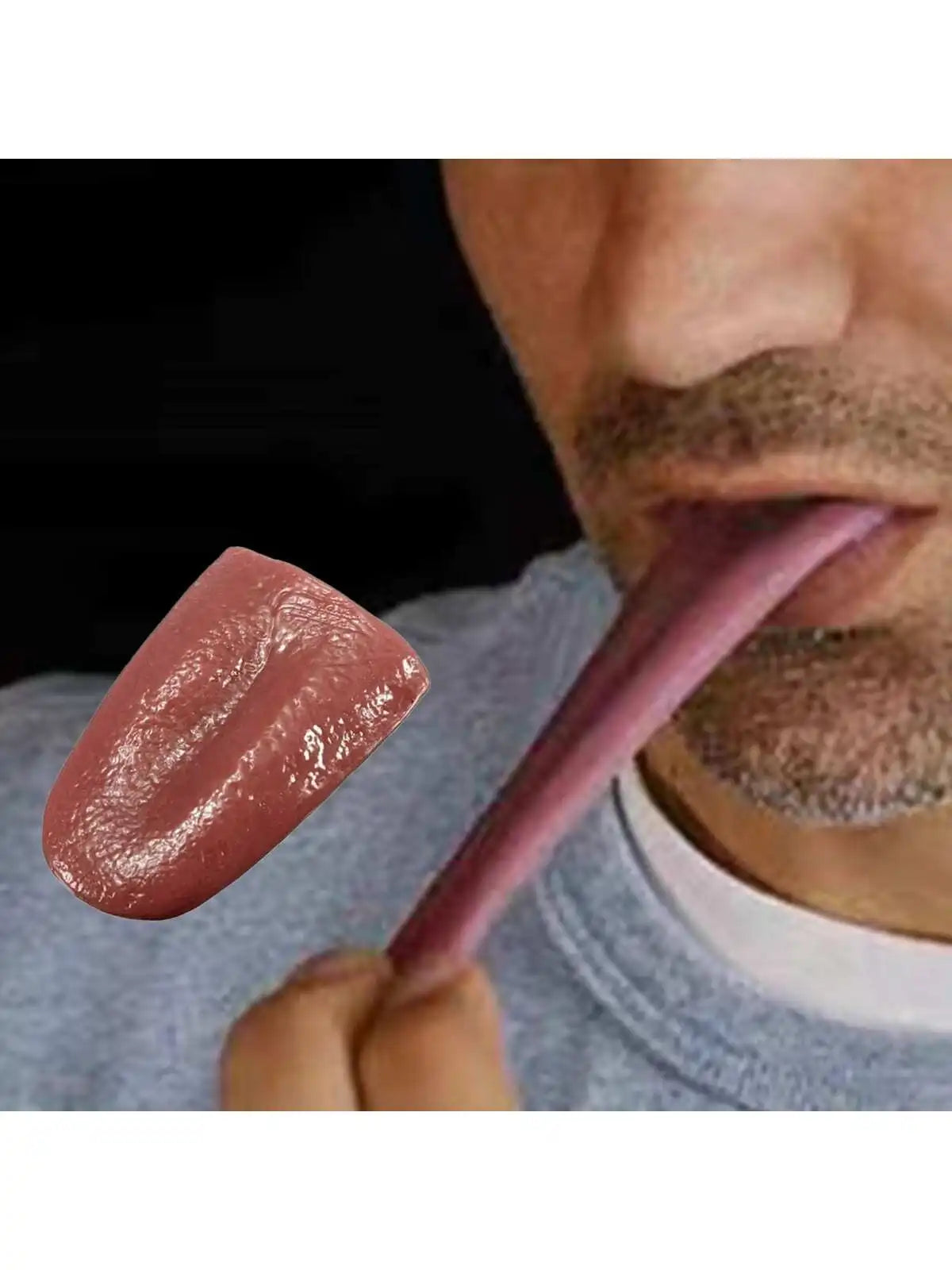 1PC-Hot Horror Funny Tricks Whole Person False Simulation Rubber Tongue