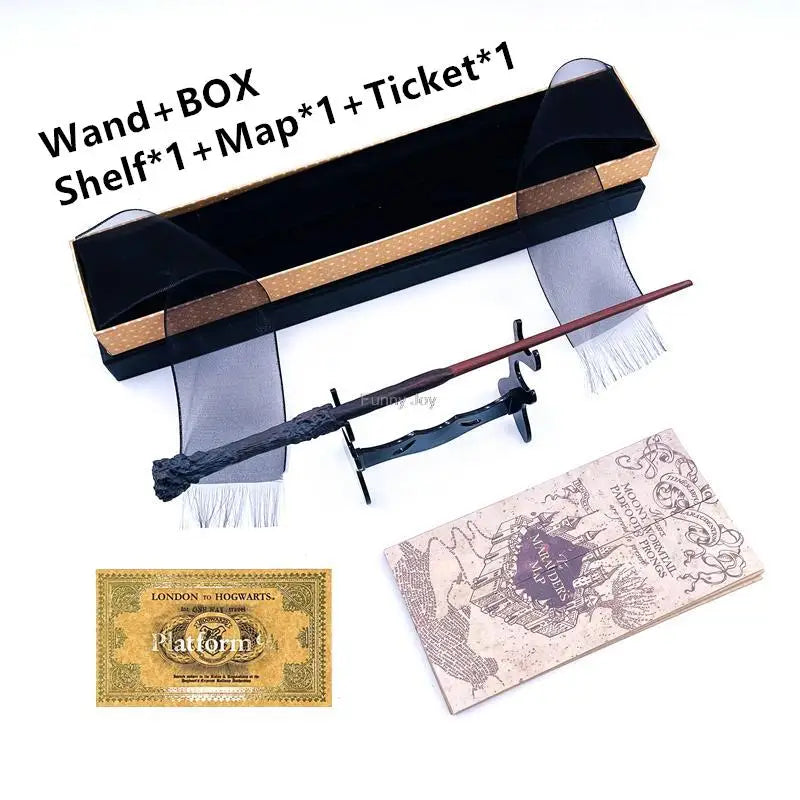 Anime Funny Cosplay Magic Wand With Box Children Decoration Toy Accessories For Bacchetta Plastic Magic Stick