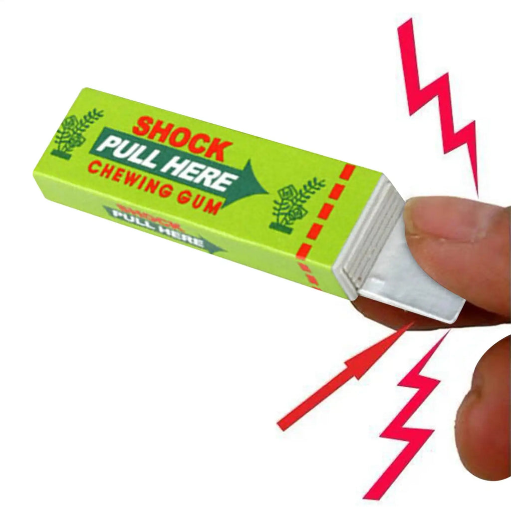 Electric Shock Chewing Gum and Magic Prank Toy for Street Jokes Chewing Gum Prank