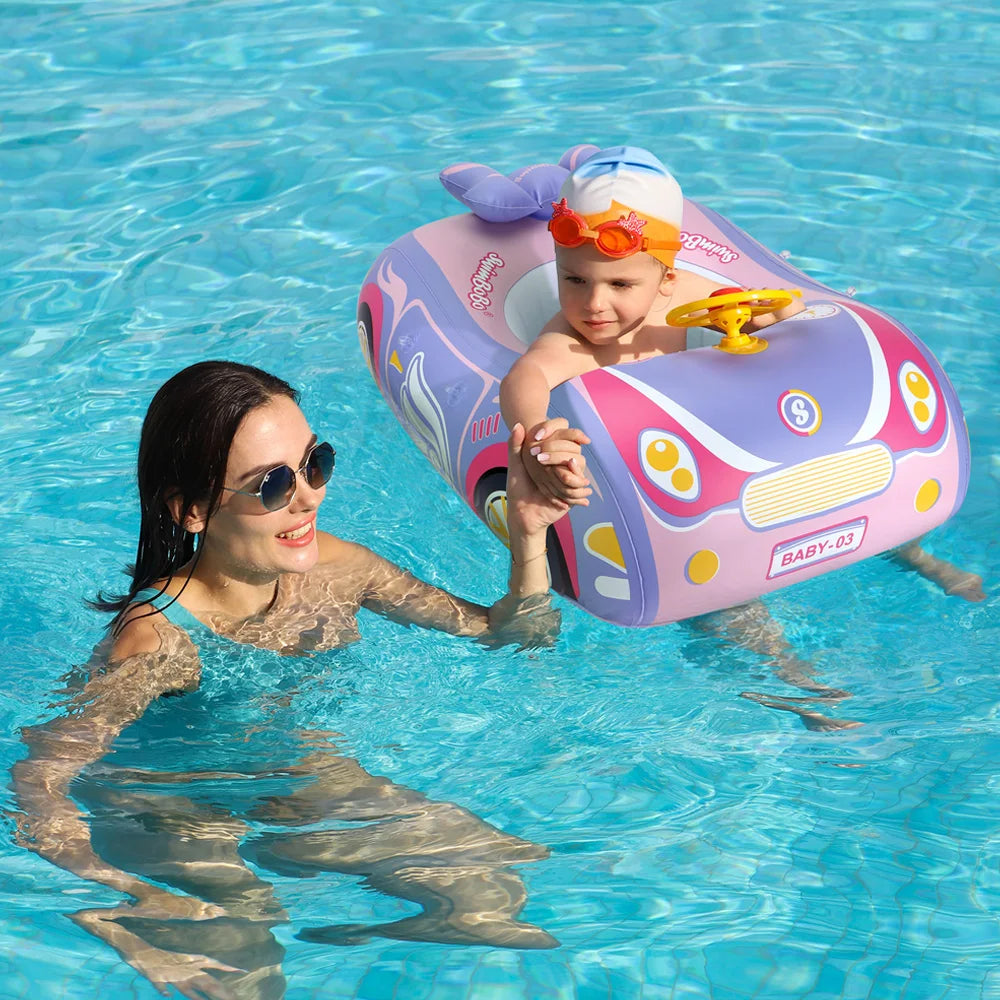 Kids Car Swimming Seat Float Ring