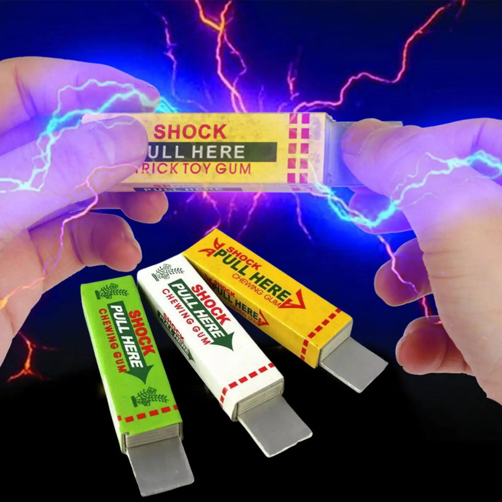 Electric Shock Chewing Gum and Magic Prank Toy for Street Jokes Chewing Gum Prank