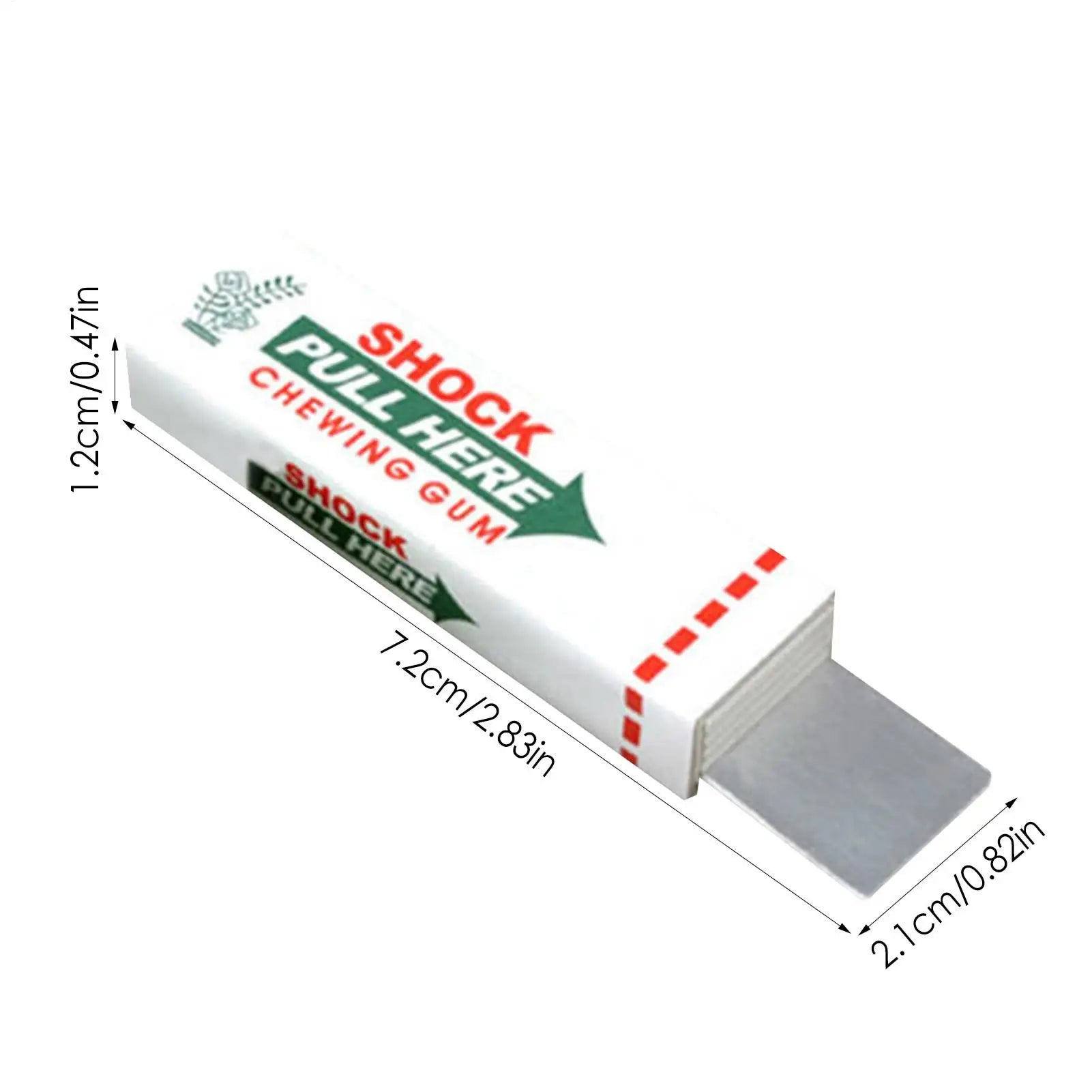 Electric Shock Chewing Gum and Magic Prank Toy for Street Jokes Chewing Gum Prank