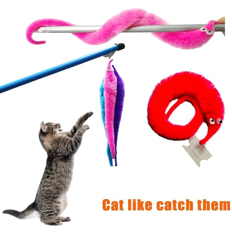 12 Colors Fuzzy Worm Magic Props for Children