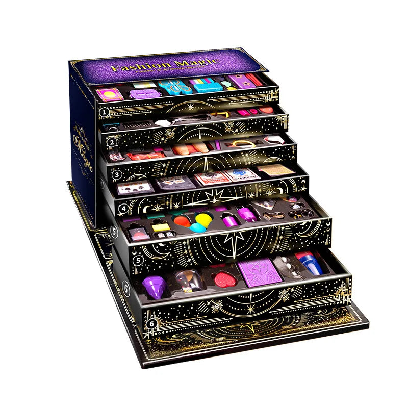 Fantastic Magic Trick Gift Box Set Awesome Poker Show Props Toy for Children