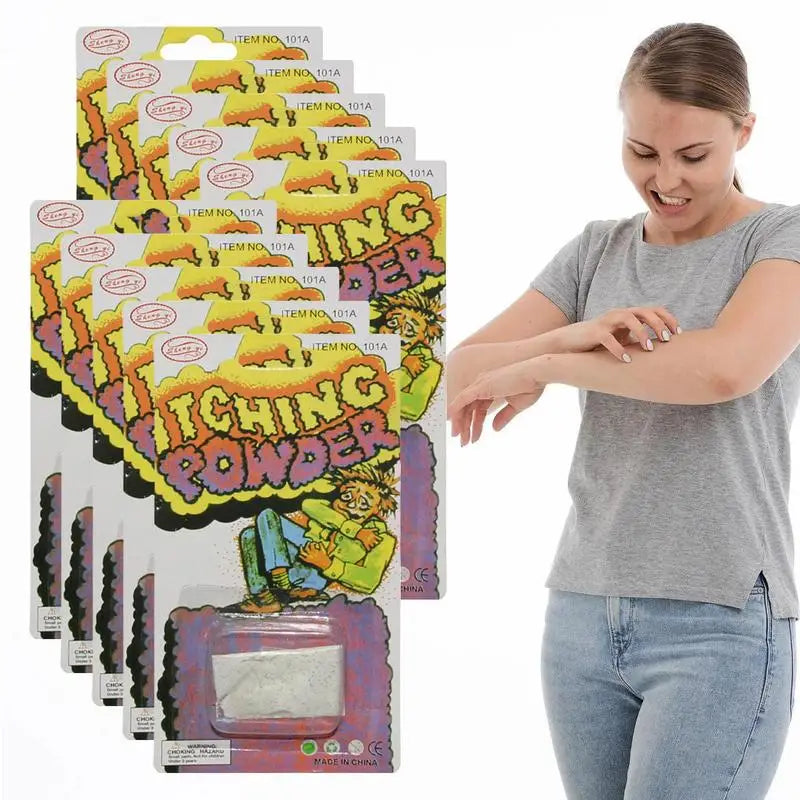 10PCS Itch Itching Powder Packages Halloween Trick Prop