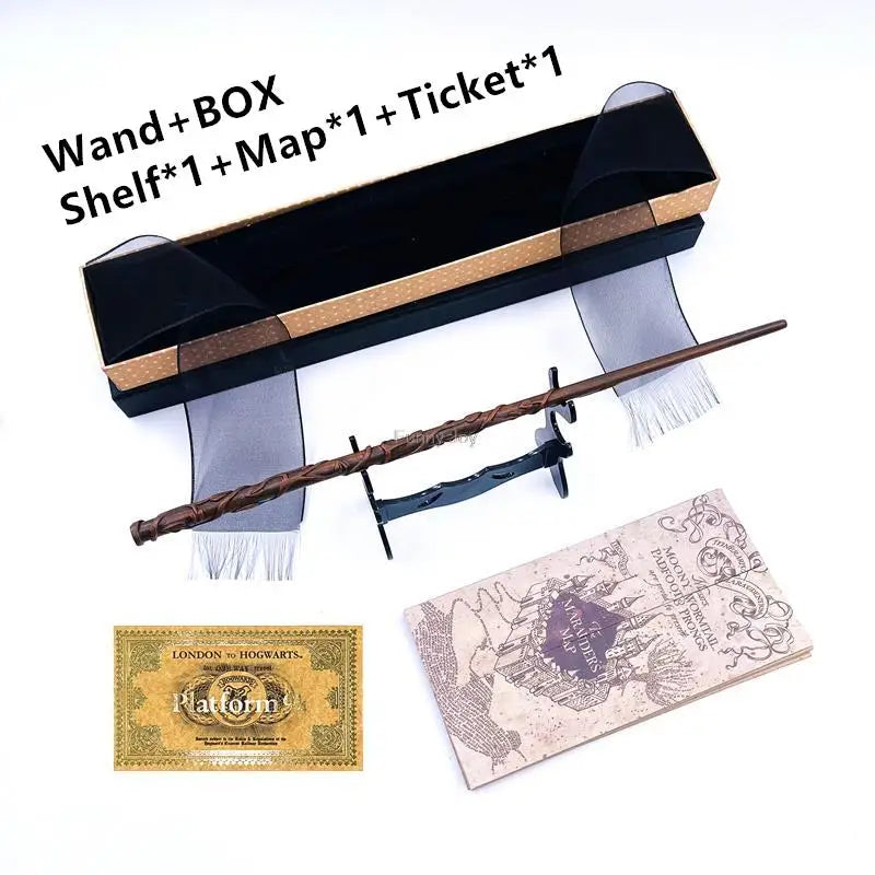 Anime Funny Cosplay Magic Wand With Box Children Decoration Toy Accessories For Bacchetta Plastic Magic Stick