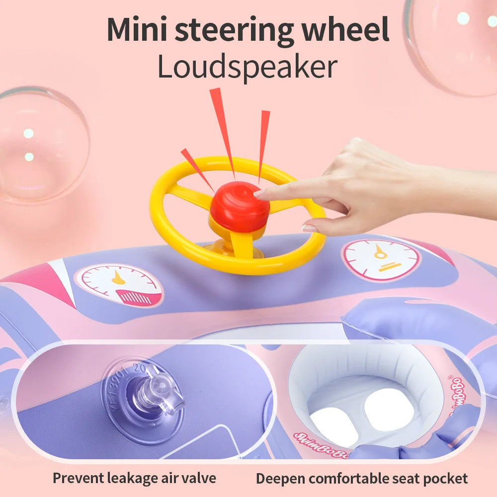 Kids Car Swimming Seat Float Ring