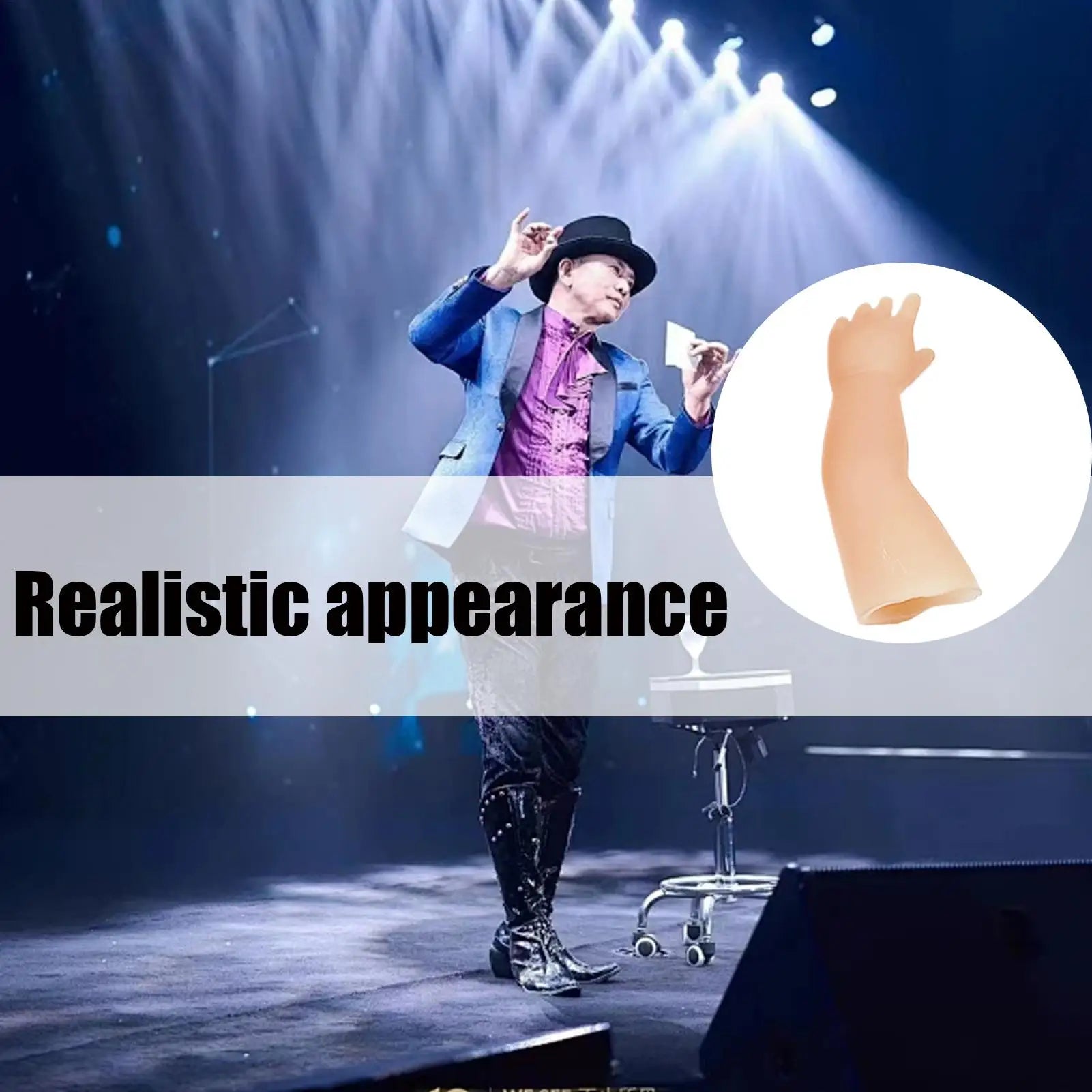 Magics Tricks the Little Hand Prank Joke Magic Props Coin Disappear Close-up Performance Magicians