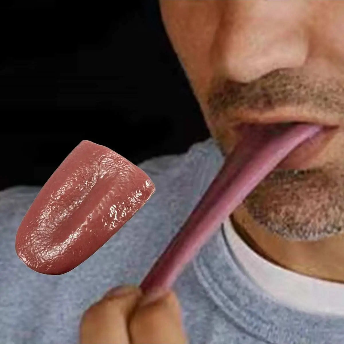 1PC-Hot Horror Funny Tricks Whole Person False Simulation Rubber Tongue