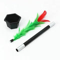 Magic Wand to Flower Easy Magic Trick Toys Close Up Flowerpot Wand Stage Show Prop Appearing Flower Trick