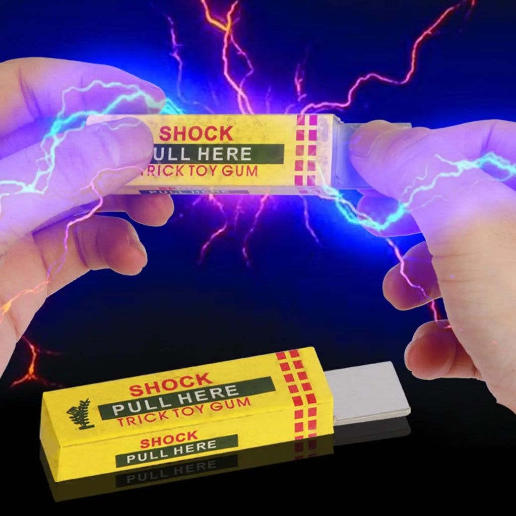 Electric Shock Chewing Gum and Magic Prank Toy for Street Jokes Chewing Gum Prank