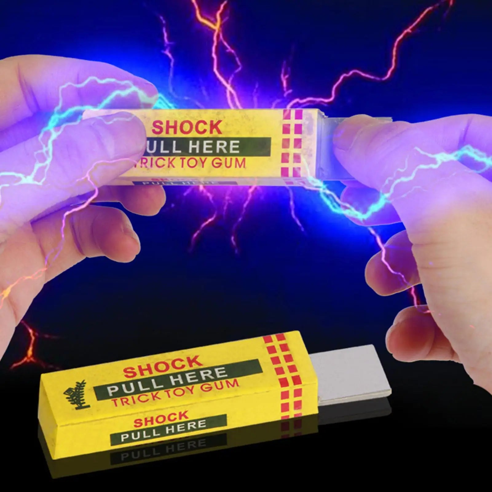 Electric Shock Chewing Gum and Magic Prank Toy for Street Jokes Chewing Gum Prank