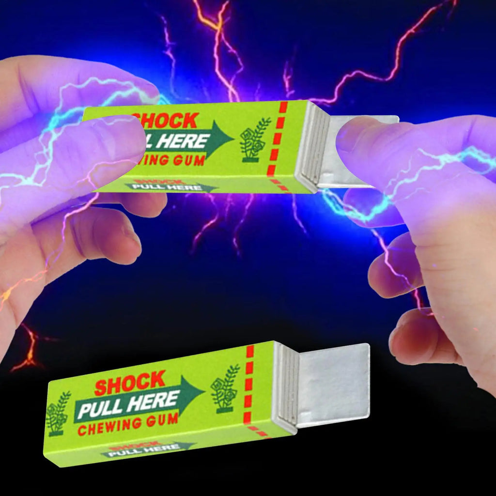 Electric Shock Chewing Gum and Magic Prank Toy for Street Jokes Chewing Gum Prank