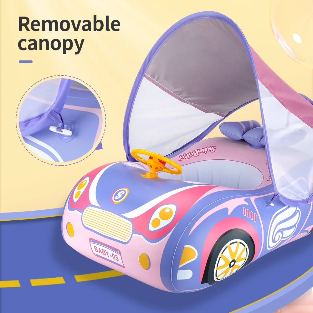 Kids Car Swimming Seat Float Ring