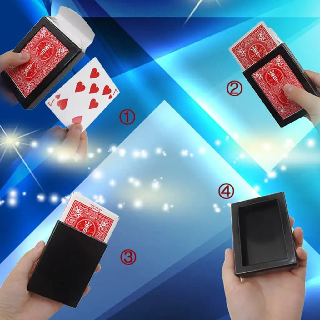 Vanishing Card Case Deck Vanishing Poker Card Magic Disappearing