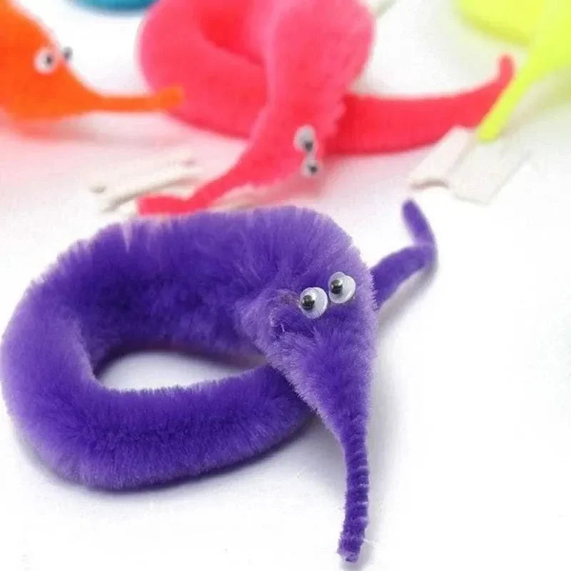15Pcs Fun Worm Magic Props Toys for Children