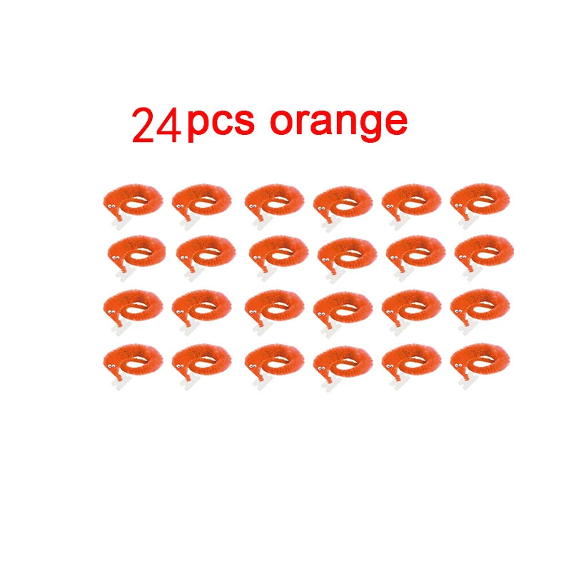 12 Colors Fuzzy Worm Magic Props for Children