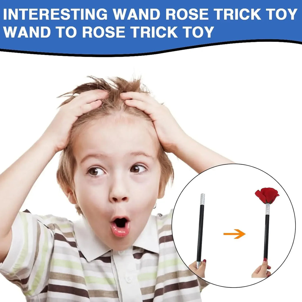 Flower Magic Tricks Stick to Rose Flowers Appearing Close up Street Stage Magic
